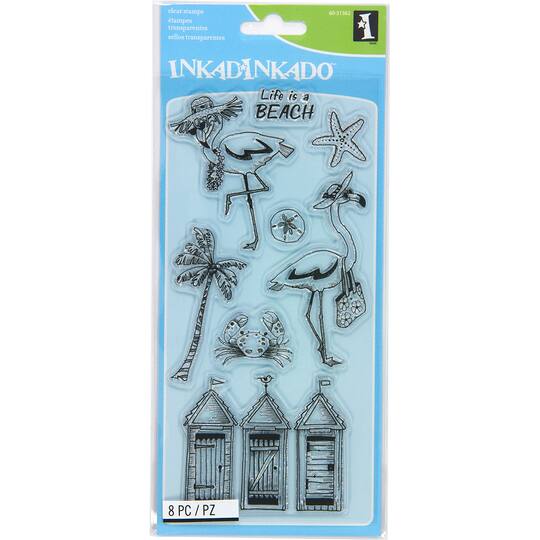 Find The Inkadinkado Clear Stamps Flamingo Fun At Michaels
